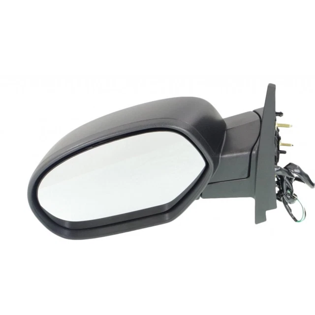 For Chevy Tahoe 2007-2014 Driver Side Door Mirror | Heated | Gloss | Black