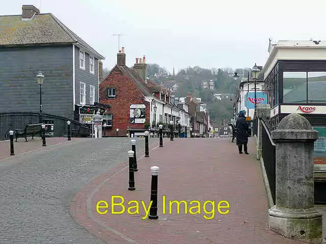 Photo 6x4 Lewes Bridge, towards Cliffe High Street, East Sussex The Briti c2009