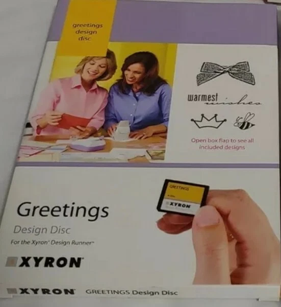 Xyron Design Runner Disc Greeting, New In Package Xyron Design Runner Disc Greeting, New In Package