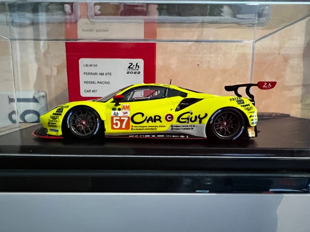 LookSmart LSLM145 Ferrari 488 GTE N°57 Kessel Racing - Le Mans 2022 - Échelle 1/43