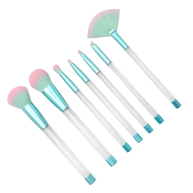 7 pz pennelli cosmetici ombretto kit pennelli cosmetici viso signorina