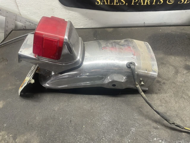 1981 yamaha virago xv750 rear fender + tail light assembly