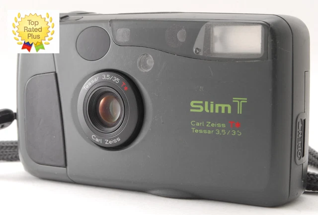 READ!【NEAR MINT 】 Kyocera Slim T T4  Green Point & Shoot Film Camera 35mm  JAPAN