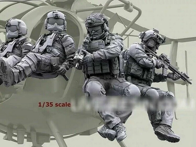 Kit Modello 1/35 Resina – 2 Soldati Americani Guerra Vietnam – Non Assemblato - Foto 4