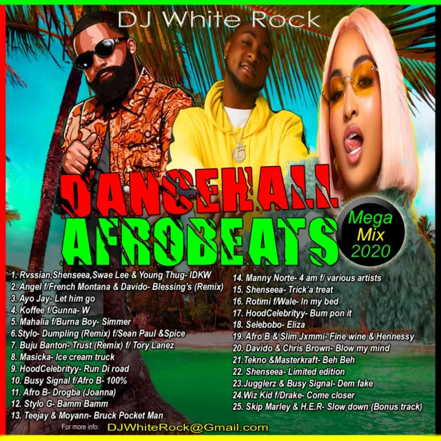 DJ White Rock DANCEHALL x AFROBEATS Mega mix