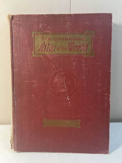 World Atlas - New International Atlas of The World 1945