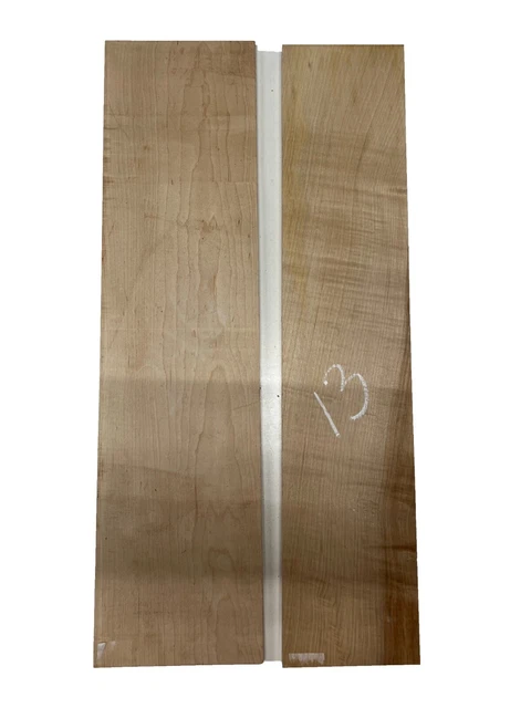 2 Pack, Hard maple Thin Stock Lumber Board-Wood Blanks, #13