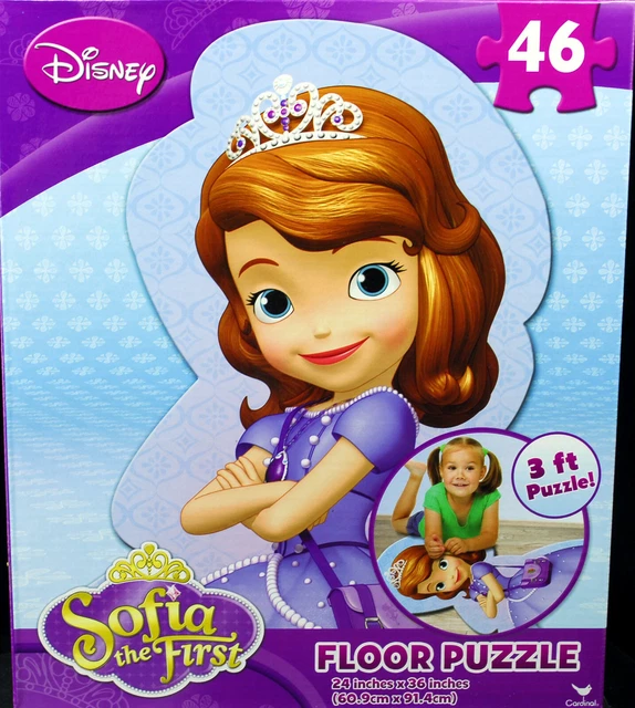 DISNEY SOFIA THE First 46 Piece Educational Giant 3ft Floor Jigsaw ...
