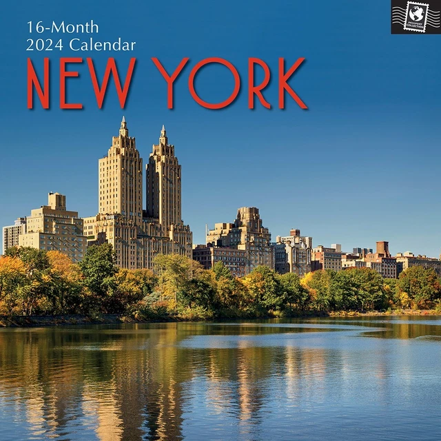 2024 NEW YORK Wall Calendar The Gifted Stationery Monthly Iconic New