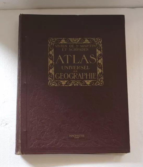 Vivien de St Martin , F. Schrader, Atlas Universel de Geographie, Folio, c1925