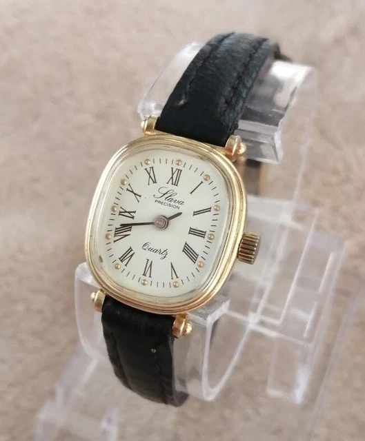 Montre vintage années 1980 SLAVA QUARTZ BIG 12 SERVICED soviétique