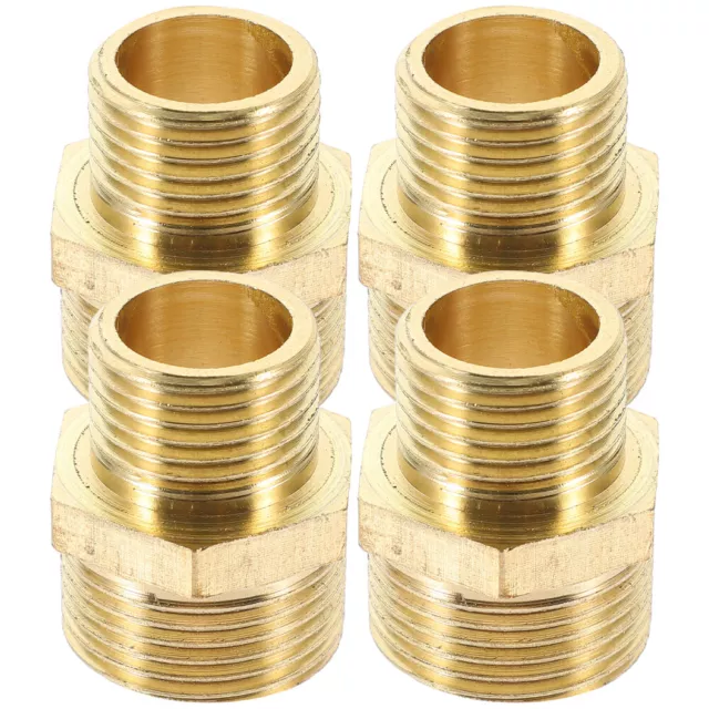 4pcs Garden Hose Coupler High Pressure Connector 1/2 Inch Quick Connect-DC