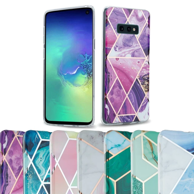Case for Samsung Galaxy S10 4G Protection Phone Cover TPU Silicone Mosaic