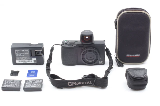 READ! [Near MINT w/GV-1] RICOH GR DIGITAL 8.1MP BLACK Digital Camera From JAPAN 2