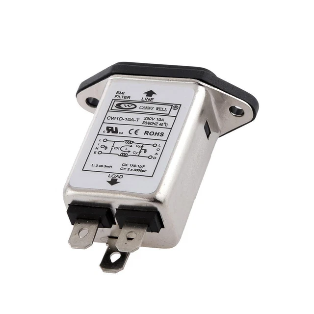 IEC 320 C14 Stecker Buchse Schalttafeleinbau Stromleitung EMI-Filter ...