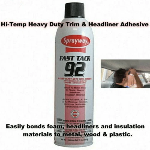 Hi Temp Spray Adhesive 20 Oz Can Weight 13 Oz Headliner Glue Aerosol Fast Tack