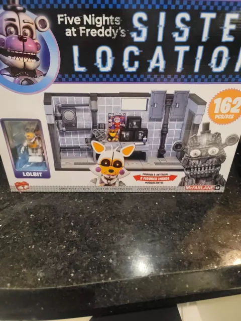 McFarlane FNAF Five Nights at Freddy's PRIVATE ROOM w/ LOLBIT Construction  #1385