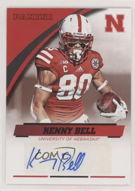 2015 Panini Nebraska Cornhuskers Signatures Kenny Bell #KB-NEB Rookie Auto RC