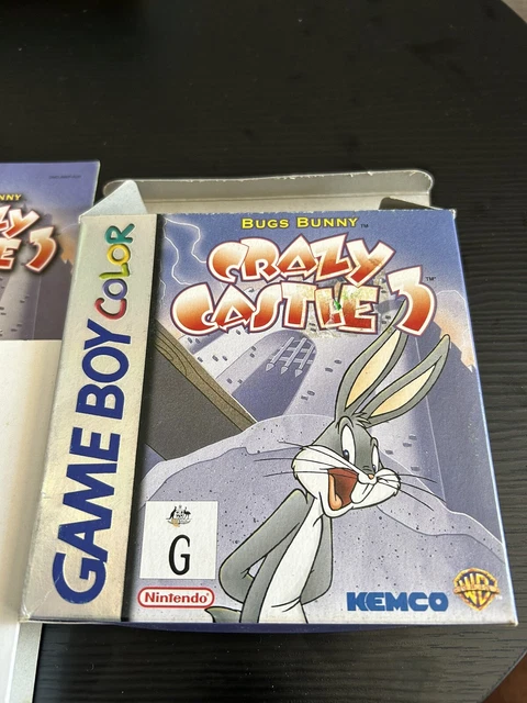 BUGS BUNNY CRAZY Castle 3 Nintendo Gameboy Color - CIB AUS PAL - Tested ...