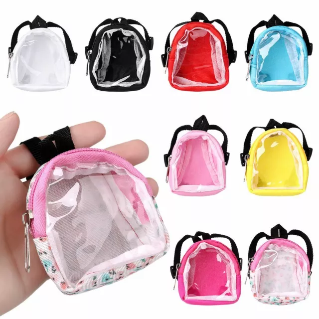 Doll PCV Dolls Accessories Children Toys Mini Bag DIY Doll Backpack Gifts