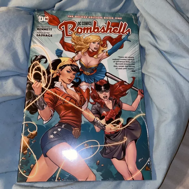DC Comics Bombshells Deluxe Edition Book One. 1st HC ED 2018. New and Sealed!