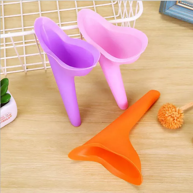 2Pcs Best Camping She Portable Pee Female Urinal Pee Funnel Woman Urine Travel 3