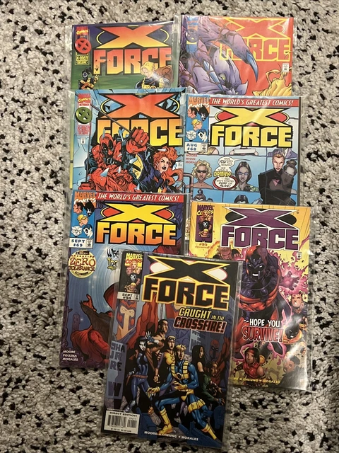 7 x X-Force (Vol. 1) job lot Marvel X-Men