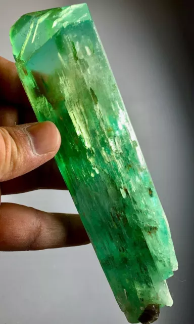 397 Gram beautiful double terminated hiddenite kunzite crystal from Afgh