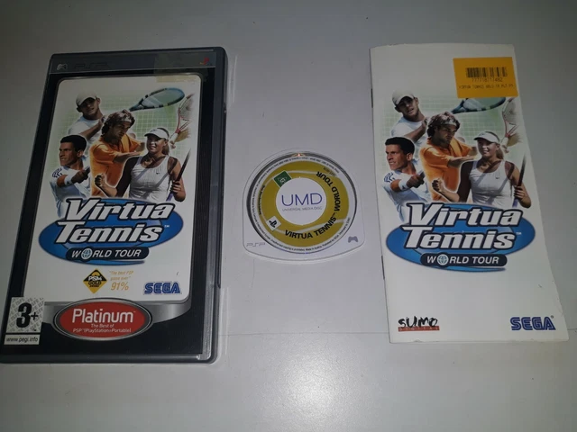 Psp Virtua Tennis World Tour PLAYSTATION Classique Jeu