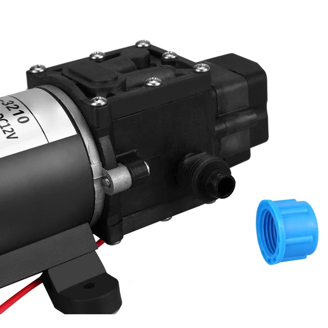 Car 12V DC 100W 8L/Min 160Psi High Pressure Diaphragm Self Priming Water Pump