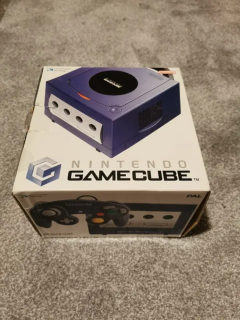 Nintendo GameCube PAL Empty Console Box Purple