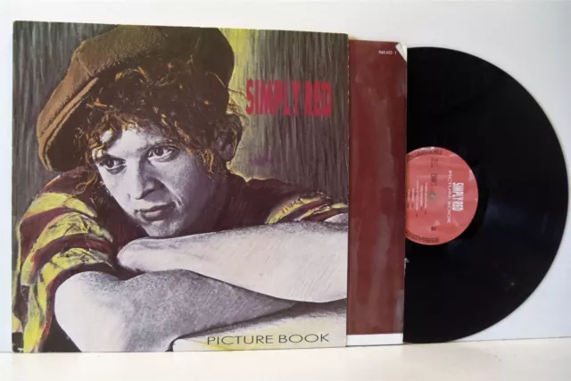 SIMPLY RED picture book LP EX-/VG+, EKT 27, vinyl, album, with inner & lyrics