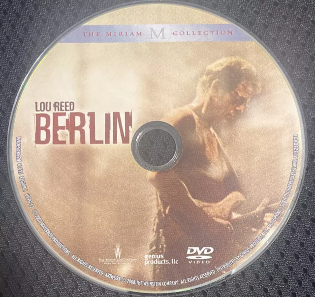 Lou Reeds Berlin (DVD, 2008) DISC ONLY! I