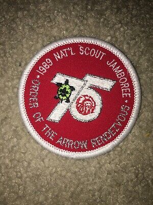 Boy Scout 1989 National Jamboree Rendezvous 75th 1990 Lodge OA Order Arrow Patch