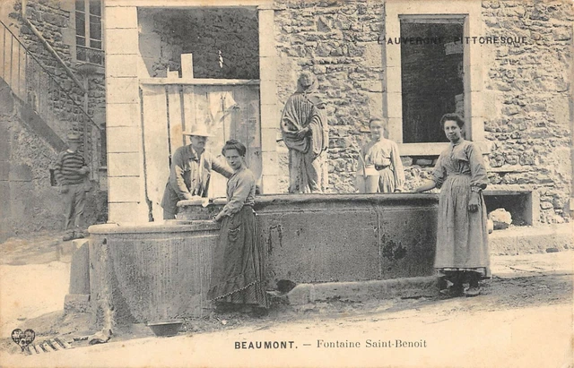 Cpa 63 Beaumont Fontaine Saint Benoit