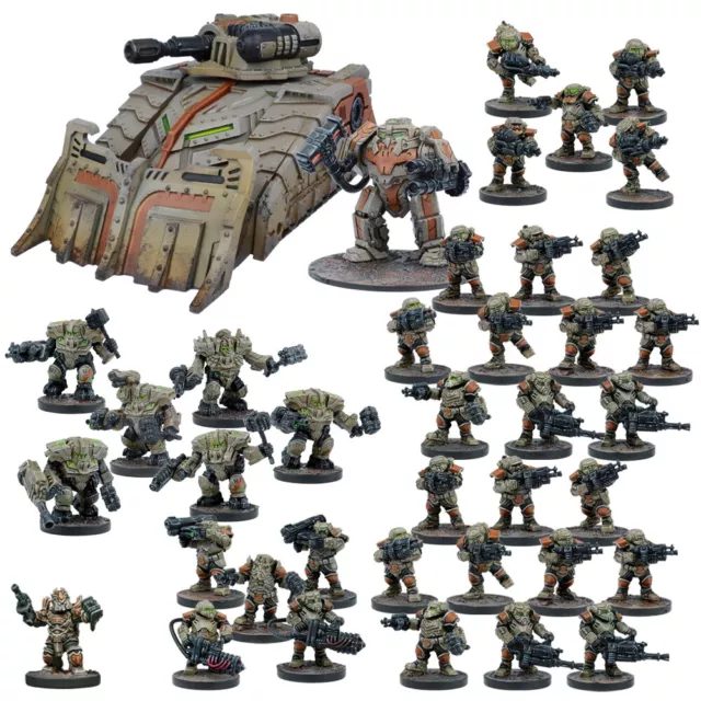 PRESALE Firefight Forge Father Strike Force - Mantic 40k Squat League Votann THG