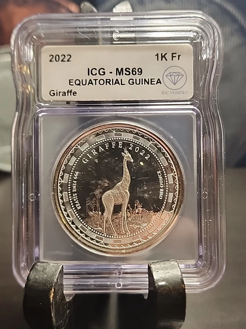 2022 GIRAFFE 1oz 999ファインシルバーコイン 2022 GIRAFFE 1oz 999