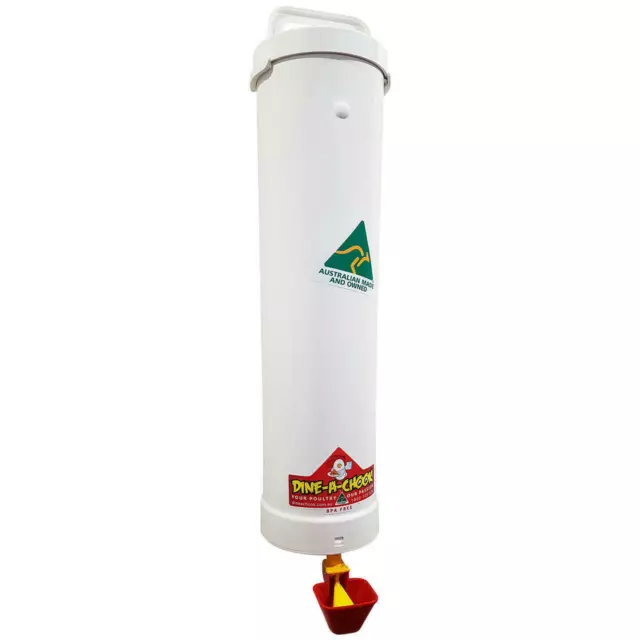 Dine a Chook Chicken Drinker with Lubing Cup