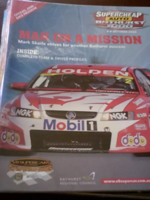 Supercheap AUTO Bathurst 1000 official Program  Oct 2006