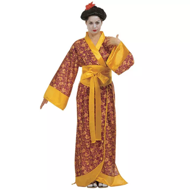 JAPANERIN DAMEN KOSTÜM # Karneval Kimono Geisha Kyoto Japan Chinesin Asien 3538