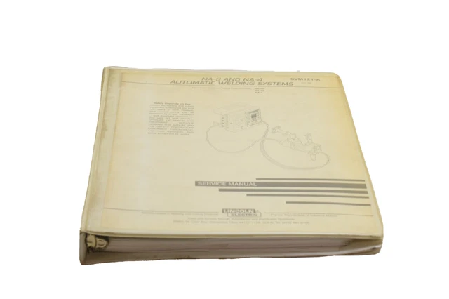 Lincoln Svm121-A Service Manual. Na-3 & Na-4 Automatic Welding Systems. 1996