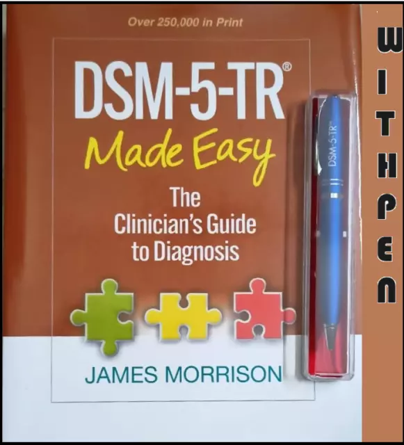 USA STOCK Dsm-5-TR MADE EASY WITH FREE PEN 3