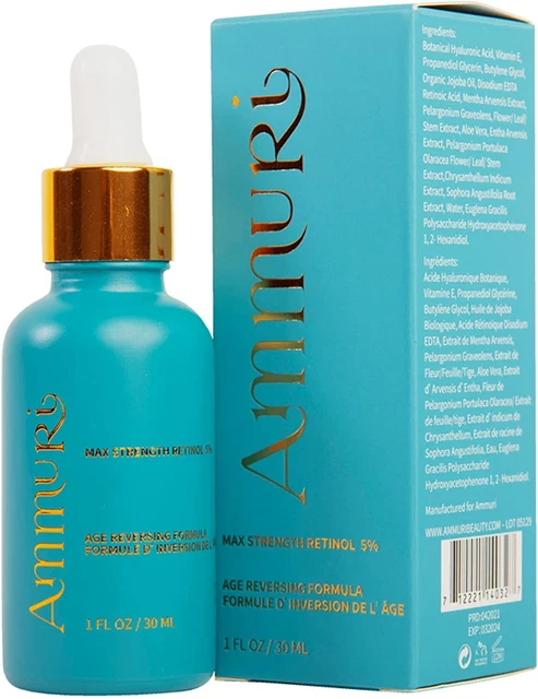 Sblocco Giovani Splendore Con Ammuri 5% Max Forza Retinol Serum