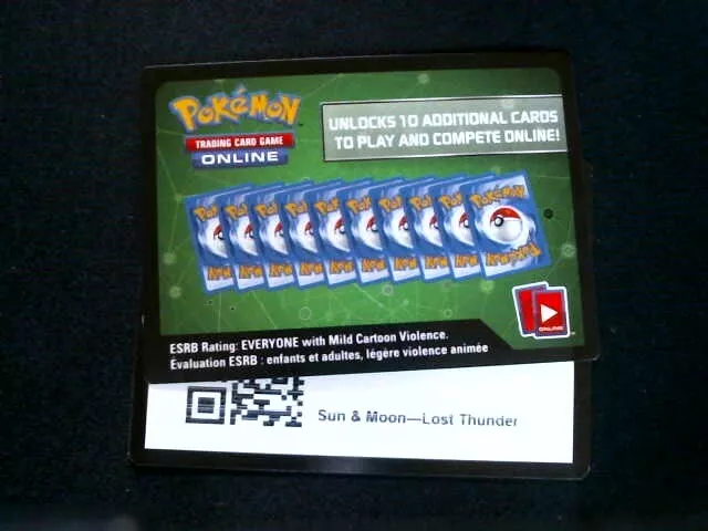 Pokemon TCG Online Codes Lost Thunder 10x - Emailed Same Day!!