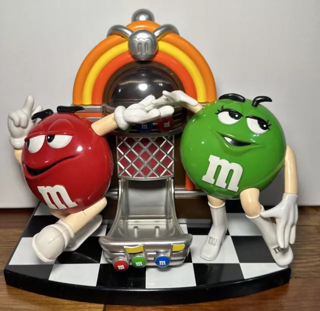 M&M's ROCK N' ROLL CAFE JUKEBOX CANDY DISPENSER M&M VINTAGE COLLECTIBLE