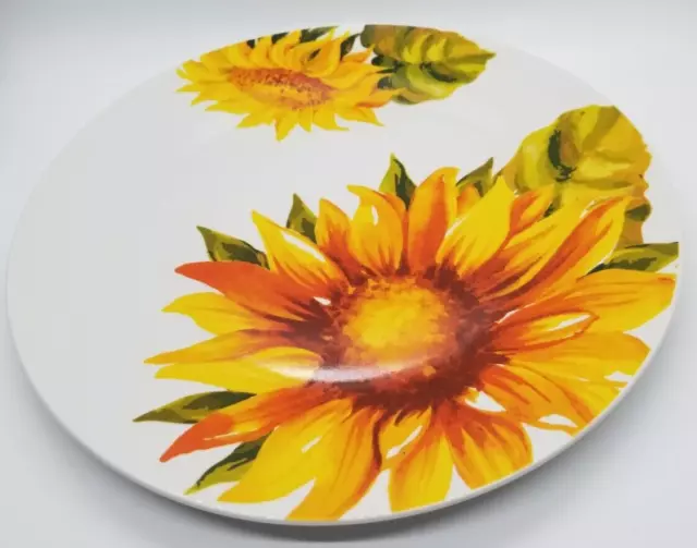 VTG Royal Norfolk Sunflower Floral Yellow Decorative or Dinner Plate 10.5"