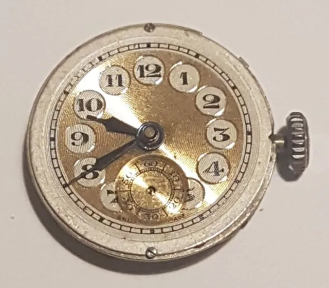 VINTAGE SWISS MADE Mechanical Pocket Watch Face and Movement For ...