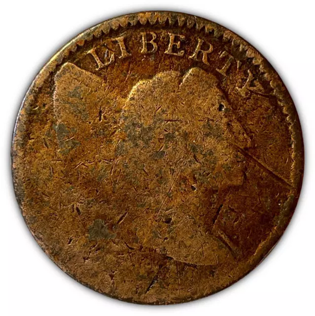 1794 Head of 1794 Flowing Hair Large Cent Good G Coin #3398