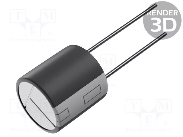 2000h 20% 22uF 100VDC Capacitor: Electrolytic THT