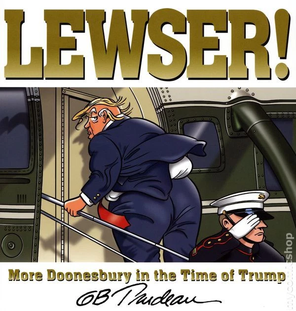 Lewser! TPB More Doonesbury in Time of Trump #1-1ST VF 2020 Stock Image